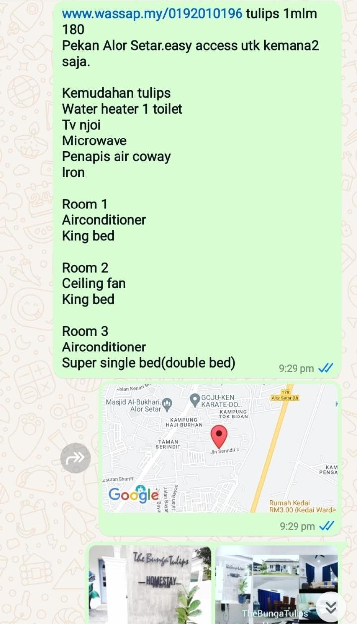 Thebungatulipshomestay * Alor Setar